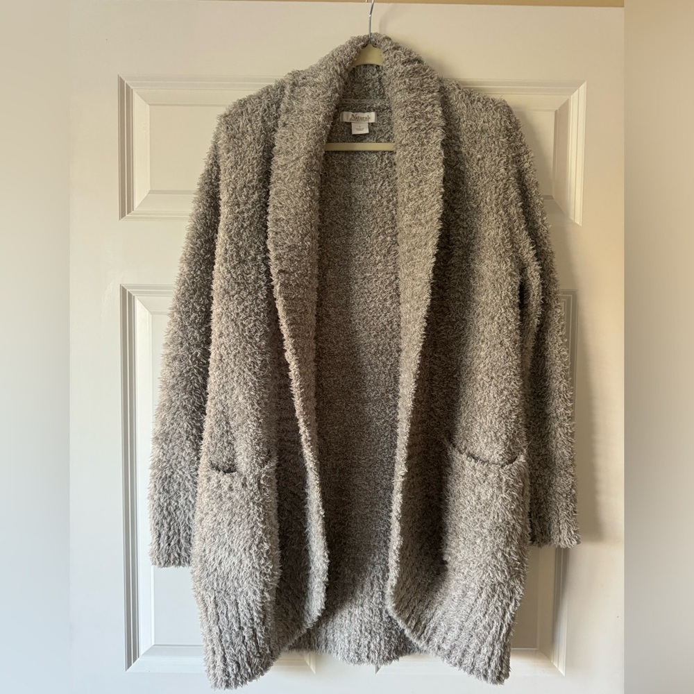 Natural Reflections Soft Gray Cardigan